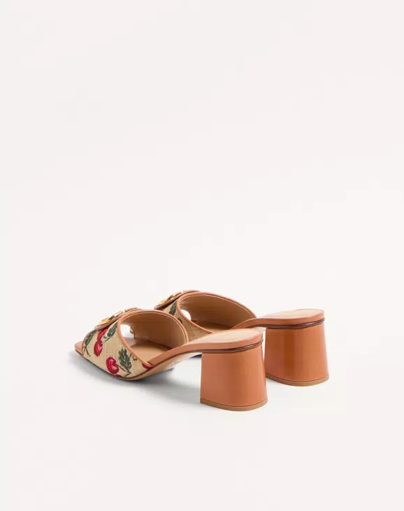 Valentino Vlogo Signature Cherryfic Slide Sandal 60Mm - Image 5